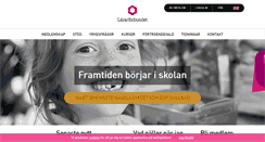 Desktop Screenshot of lararforbundet.se